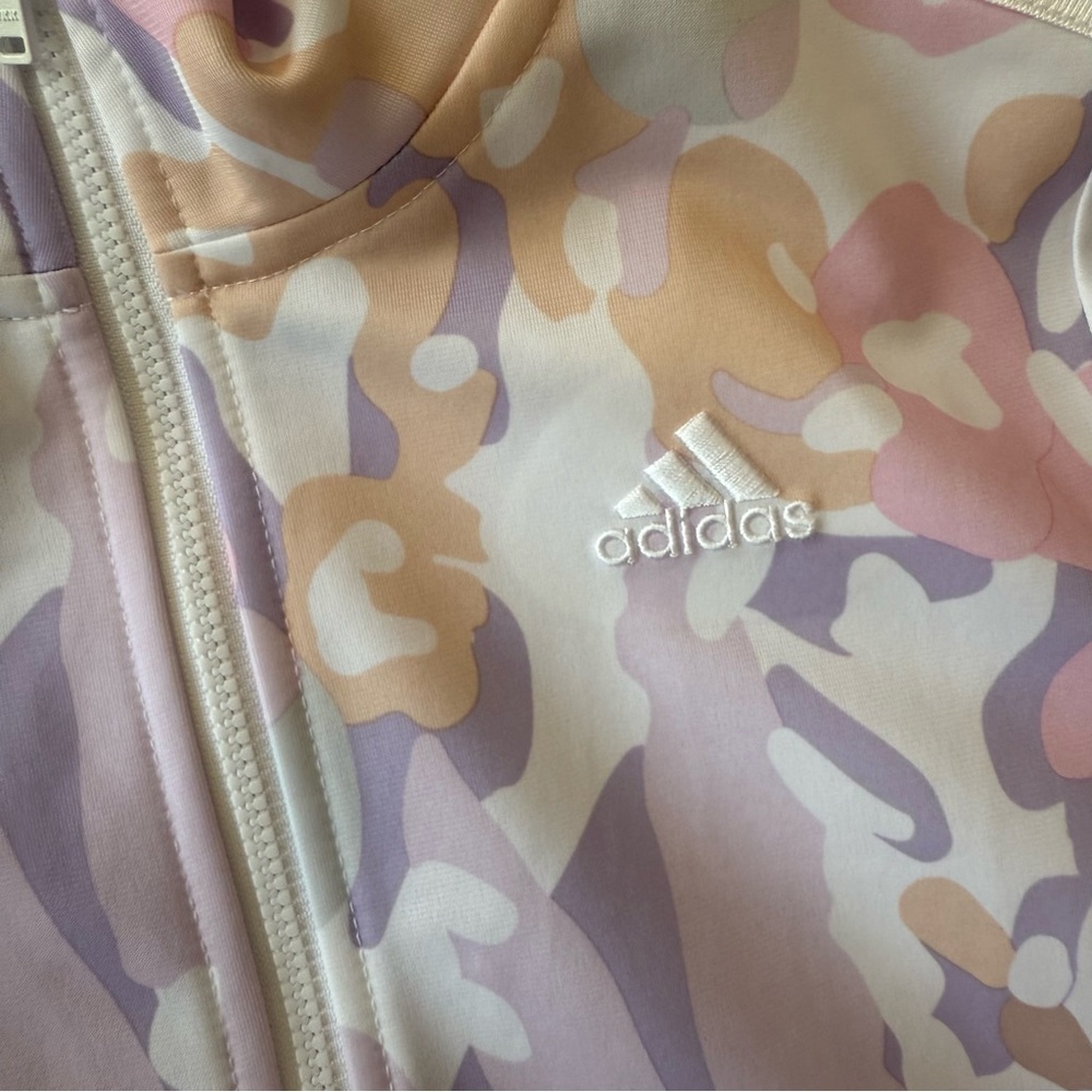 Adidas Puffer Jacket Pink and Purple Cozy Style - Picture 9 of 11